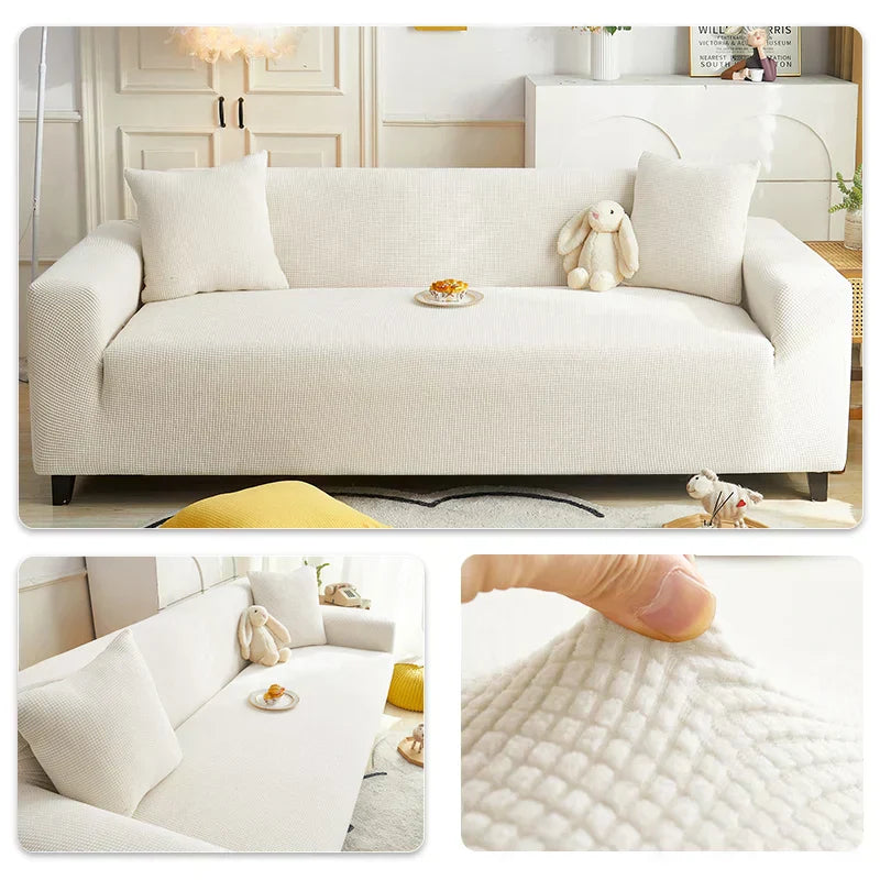 Capa Sofá Retrátil Semi Impermeável - Tecido Jacquard